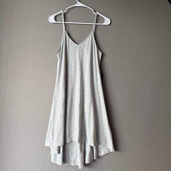 Express sz S gray spaghetti strap shift mini‎ dress NWT - Picture 1 of 9